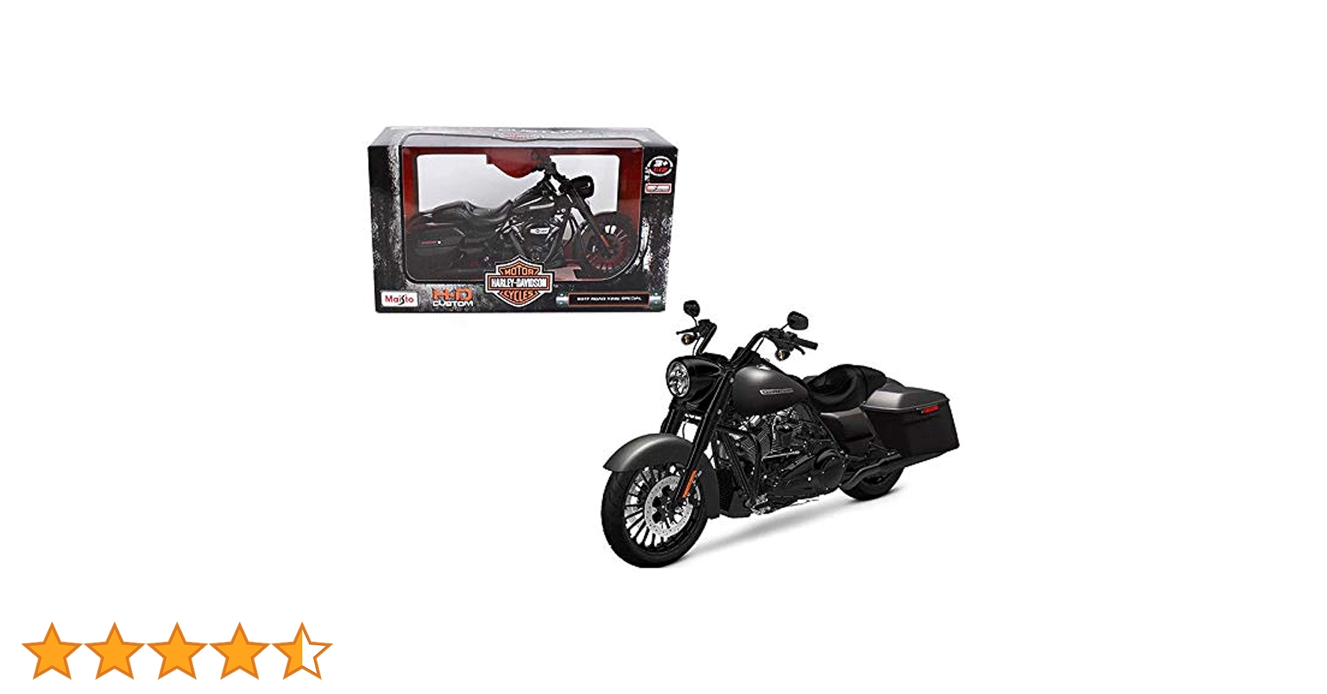 Amazon | Maisto 2017 Harley Davidson King Road Special Black